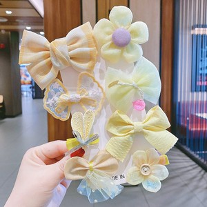 8 pièces/ensemble nouveau ruban solide nœud papillon pinces à cheveux pour bébé filles à la main mignon arcs épingle à cheveux Barrettes chapeaux enfants accessoires de cheveux - Product Image 6
