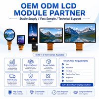 Módulo LCD Industrial con Interfaz MIPI SPI RGB de 1.69, 1.77, 1.8 y 1.83 Pulgadas, para Panel Integrado de Hogar Inteligente, con Suministro Rápido de Muestras