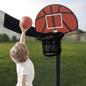 Zoshine Soft Foam Basketball <strong>Hoop</strong> for Outdoor Recreation with Trampoline Net <strong>Exercise</strong> and Play Central - Product Image 6