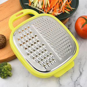 Râpe et coupeur de boîte à lunch en acier inoxydable, <span class=keywords><strong>ustensile</strong></span> de cuisine manuel <span class=keywords><strong>pour</strong></span> pommes de terre, <span class=keywords><strong>carottes</strong></span>, légumes, melon, coupe facile à nettoyer - Product Image 1