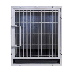 กรงสุนัขสแตนเลสขนาดใหญ่สำหรับกลางแจ้ง - Product Image 3