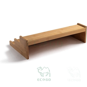 Étagère à épices en bambou à 3 niveaux, organisateur économiseur d'espace, étagère de comptoir pour la cuisine, bocaux de stockage à plusieurs niveaux, bouteilles, condiments - Product Image 5