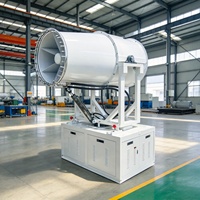 Machine de pulvérisation de brouillard d'eau robuste de 60 m avec capacité de pulvérisation continue pour les opérations minières