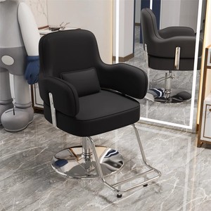 Sillón <span class=keywords><strong>de</strong></span> Lujo para Estilismo <span class=keywords><strong>de</strong></span> Salón con Base Dorada y Estructura Metálica <span class=keywords><strong>de</strong></span> Acero Inoxidable - Product Image 3