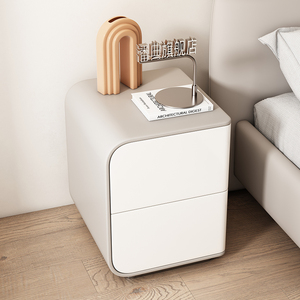 Mesita de noche moderna totalmente sólida estilo Ins, muebles de madera estrechos simples creativos para dormitorio para el hogar, Hotel, sala de estar - Product Image 3