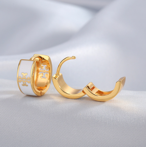 Pendientes de <span class=keywords><strong>Aro</strong></span> Inspirados en Diseñadores, Gran Venta, Joyería de Moda Geométrica, Cobre y Latón, Regalo de Moda para Mujer - Product Image 3
