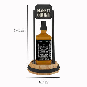 Présentateur de bouteilles en acrylique personnalisé Vodka Tequlia présentoir de bouteilles de vin Glorifier pour <span class=keywords><strong>Jack</strong></span> Daniel's - Product Image 6