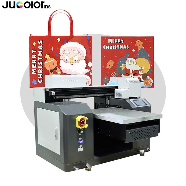 Jucolor UV Printer A3 Uv Flatbed Printer A1 A2 A3 Size Uv Printer 3D Emboss Varnish Printing Machine