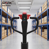 Chariot élévateur à palettes électrique en aluminium SFJX, fourche réglable manuelle, capacité 1-10T, garantie 1 an, vente directe usine, pas cher