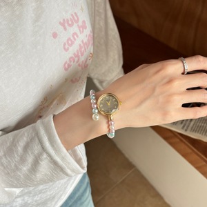 Women's Luxury <b>Watch</b> Fashion <b>Watch</b> with Small Dial New Pearl Bracelet Fashion Alloy <b>Case</b> Niche Simple for Ladies Gift - Product Image 2