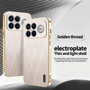 Nouvelle coque de téléphone en cuir uni avec cadre plaqué anti-traces de doigts pour <span class=keywords><strong>Redmi</strong></span> K90 K70 E K80 Pro pour POCO F8 Ultra X6 F7 F8 Pro - Product Image 6
