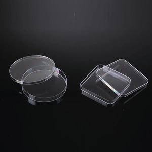 Hidangan Petri plastik sekali pakai, kejelasan tinggi steril 90mm 60mm PS disinfektan untuk penggunaan budaya sel laboratorium - Product Image 4
