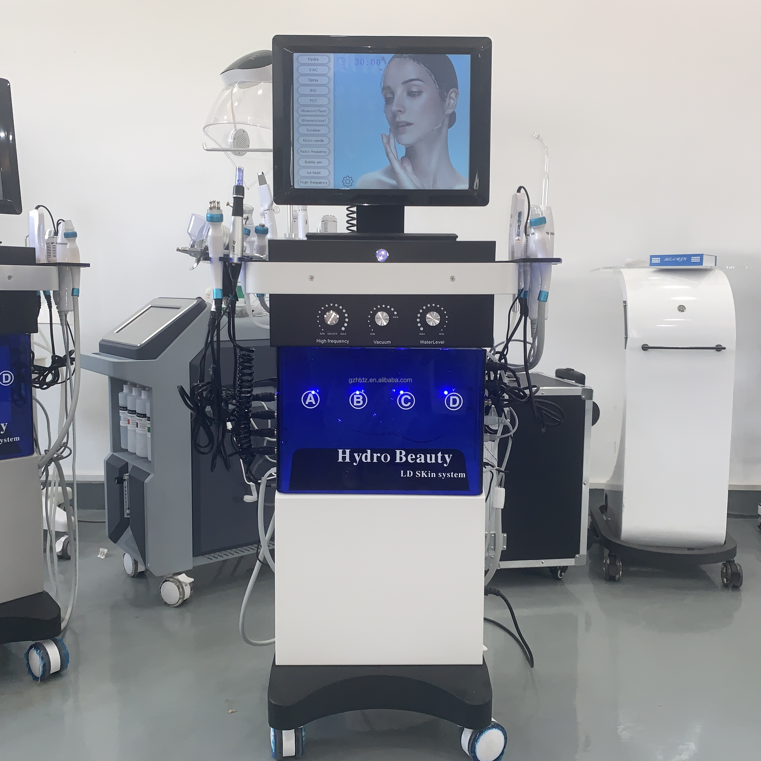 Promotion 14 In 1 Diamond Peeling And Hydrafacials Hydrofacials Water Jet Aqua Facial Hydra Dermabrasion Machine