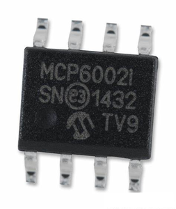 Nelcom MCP6002T-I/SN แอมพลิฟายเออร์เอนกประสงค์ 2 วงจรแบบ Rail-to-Rail 8-SOIC วงจรรวม (IC) แอมพลิฟายเออร์เชิงเส้น - Product Image 1