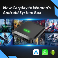 Boîtier AI sans fil avec stockage 2 + 32G Dongle intelligent Android Auto pour la navigation Carplay
