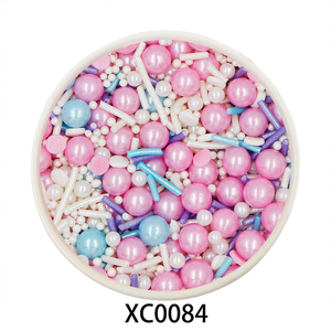 Kaibei Decoraciones <span class=keywords><strong>para</strong></span> pasteles de San Valentín Corazón rojo Caramelo nacarado Sprinkles Perlas de azúcar comestibles Sprinkles <span class=keywords><strong>Decoración</strong></span> de pasteles <span class=keywords><strong>para</strong></span> pastelería - Product Image 2