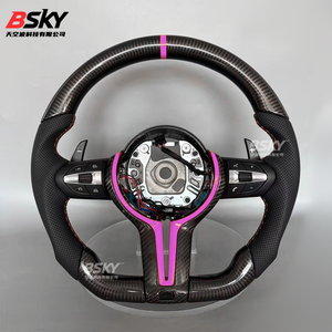 Volante de Fibra de Carbono Resistente al Desgaste, <span class=keywords><strong>Precio</strong></span> al por Mayor, Compatible con <span class=keywords><strong>BMW</strong></span> F20 F22 F30 F11 F13 F87 F80 F90 F39 F25 F15 F16 F26 - Product Image 1