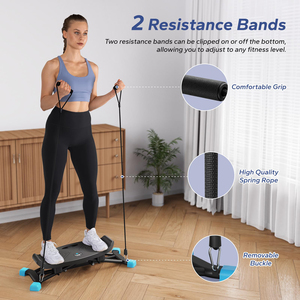 Máquina de Equilibrio Portátil para Esquí con Monitor LCD, Banda Elástica de PP, Entrenamiento de Cuerpo Completo, Banda de Resistencia con Agarre, Duradera para Yoga y Pilates - Product Image 2