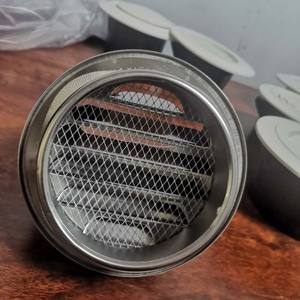 Cheminée de cuisine hotte extérieure grille d'air externe couvercle de ventilation pour la ventilation 304 201 hotte en acier inoxydable conduit bouchon de ventilation - Product Image 3