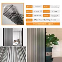 Abnehmbare Selbstklebende Sichtschutz-Fensterfolie Linienmuster Dekorative Moderne Wohnungsdekoration Hochwertige PET 5-Jahres-Folie