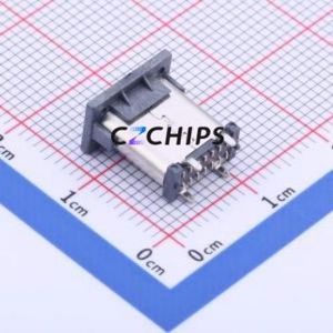 TYPE-C-31-D-07 USB Connector SMD Connector ( Connector Type: Type-C )( Gender: Female )( Mounting Type: Vertical Mount ) - Product Image 2