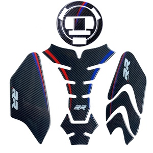 Pour BMW S1000RR, ensemble de protections de réservoir en fibre de carbone, autocollants pour <span class=keywords><strong>moto</strong></span> - Product Image 2