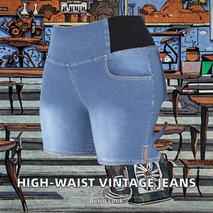 Nuevos Pantalones Casuales de Cintura Media para Mujer, Pantalones Vaqueros Vintage de Algodón Puro de Alta Calidad con Múltiples Bolsillos y Pierna Recta - Product Image 2