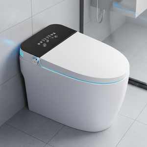 <span class=keywords><strong>WC</strong></span> intelligent monobloc avec bidet intégré et fonction de chasse d'eau automatique, toilettes intelligentes à commande à distance - Product Image 1