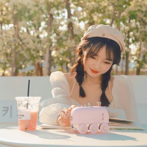 Loa <span class=keywords><strong>Bluetooth</strong></span> Không Dây Loa Nhỏ Pin 2400MAh Loa Di Động IOS Android Điện Thoại Thông Minh Văn Phòng Tại Nhà Ý Tưởng Quà Tặng Màu Hồng - Product Image 1