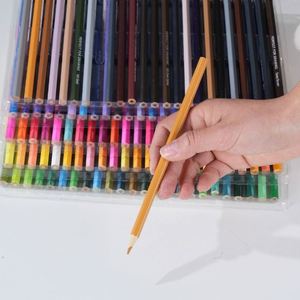 Lot de 120 crayons de couleur professionnels en gros, forme hexagonale, en bois, à base d'huile, pour étudiants et artistes - Product Image 3