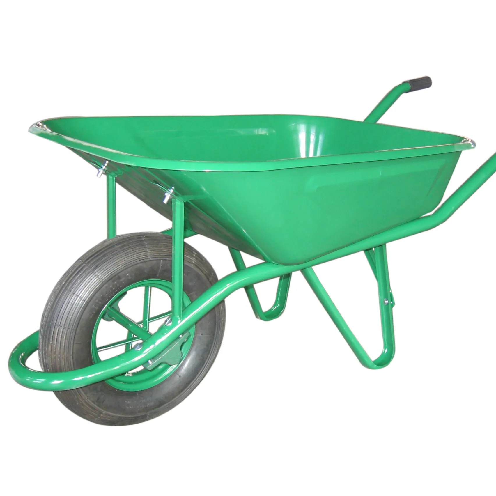 Vente chaude 6400 Solide Plateau En Acier de roue 3.50-8 Jardin Outils heavy duty brouette de jardin en acier