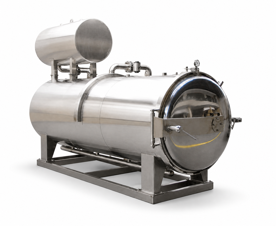 Food Autoclave Chicken Paw Chicken Feet Retort Sterilizer Machine ...