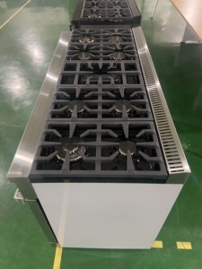 Estufa de Cocina Independiente de Doble Combustible (Gas) de 60 Pulgadas, 10 Quemadores, Horno Doble con Convección - Product Image 3