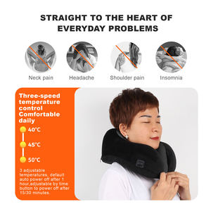 Oreiller de voyage en mousse à mémoire de forme tricotée antistatique de qualité supérieure pour le soutien cervical en avion, à la maison, au bureau ou pour le gaming – Offre Spéciale - Product Image 2
