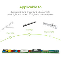 Controlador de Tubo LED Jusinpower, Voltaje Constante 24V 50W 120-277Vac, Aislado, Lineal, YX50N1A-24, Garantía de 5 Años