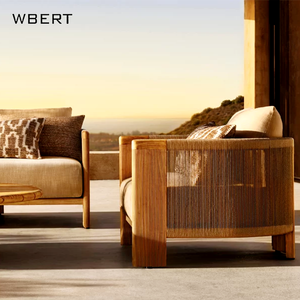 WBERT, producto de fábrica personalizado, muebles de madera para exteriores americanos, sofá y silla personalizados modernos de América del Norte - Product Image 5