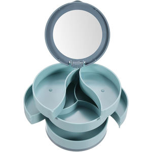 Nuevo joyero giratorio de cuatro capas, caja de embalaje de joyería, accesorios, caja de embalaje de joyería - Product Image 1