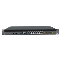 Ordinateur de bureau industriel monté en rack 1U 8*LAN 2.5G 6*SFP 10G Chipset Intel C612 Xeon E5 2682 LGA2011-3 Serveur Pare-feu PC
