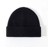 Bonnet de ski unisexe en acrylique de qualité supérieure, style streetwear, pour sports d'hiver, avec logo personnalisé en dessin animé et broderie 3D, bord côtelé