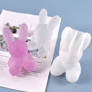 3D Animale Del Silicone Del Coniglio Stampi Orso Colata di Resina Stampi per la Candela, Mestieri Della Resina FAI DA TE - Product Image 5