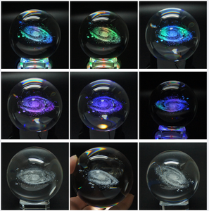 Urple-pisapapeles holográficos de 60mm, ZY-S39164 loud Globe, para hacer cristal - Product Image 4