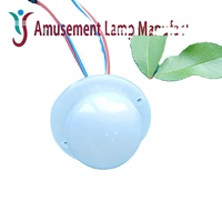 Lumière LED programmable RGB 60 mm, étanche, en forme de champignon, pour parc d'attractions, grande roue, décoration de Noël