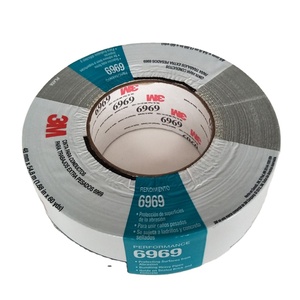 เทปพันท่ออุตสาหกรรม <span class=keywords><strong>3M</strong></span> 6969 ขนาด 48 มม. ทนความร้อน เทปผ้า<span class=keywords><strong>กาว</strong></span>ในตัวชนิดยางไวต่อแรงกด 6969 - Product Image 1
