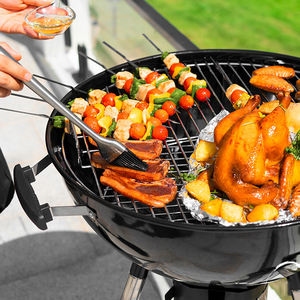 18.5 pouces noir extérieur jardin charbon de bois <span class=keywords><strong>Barbecue</strong></span> bouilloire grilles pour fête <span class=keywords><strong>barbecue</strong></span> grills charbon de bois - Product Image 2