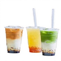 Gobelets transparents en PET, épais et robustes, avec couvercles, 16 oz, 20 oz, logo personnalisé, café froid, soda, dessert, vente à emporter, restauration, service alimentaire, vente en gros