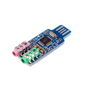 Tarjeta de sonido USB sin controlador de alta calidad Módulo externo de computadora Tarjeta de sonido para computadora portátil CM108 - Product Image 3