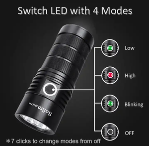 Linterna Táctica <span class=keywords><strong>Sofirn</strong></span> SP36 Pro de 8000lm, Multifunción, Recargable por USB, con 3 Baterías <span class=keywords><strong>18650</strong></span> y Interfaz de Usuario Anduril 2.0 - Product Image 5