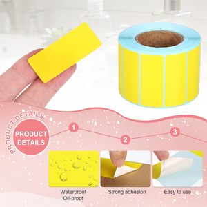 Etichette Termiche (1 x 2 Pollici) Adesive a Colori per Stampante Termica Diretta, Etichette con Codice a Barre per Indirizzi di Spedizione/<span class=keywords><strong>Nomi</strong></span> per Corrispondenza - Product Image 3
