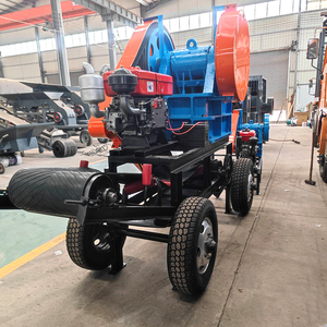 เครื่องบดหินแบบเคลื่อนที่ EU Jaw Crusher สำหรับบดหิน แร่ทองคำ อุปกรณ์ทำเหมืองหินในเหมือง - Product Image 4