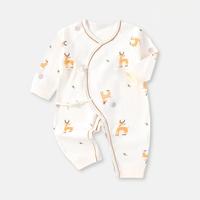 Combinaison kimono pour bébé en coton doux, imperméable, respirante, anti-rides, design mignon de dessin animé, unisexe, nouveau-né, toutes saisons
